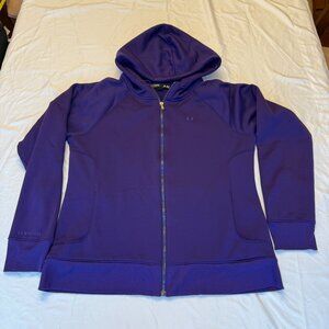 Under Armour Storm Zip Up Hoodie Women's XL Purple Activewear